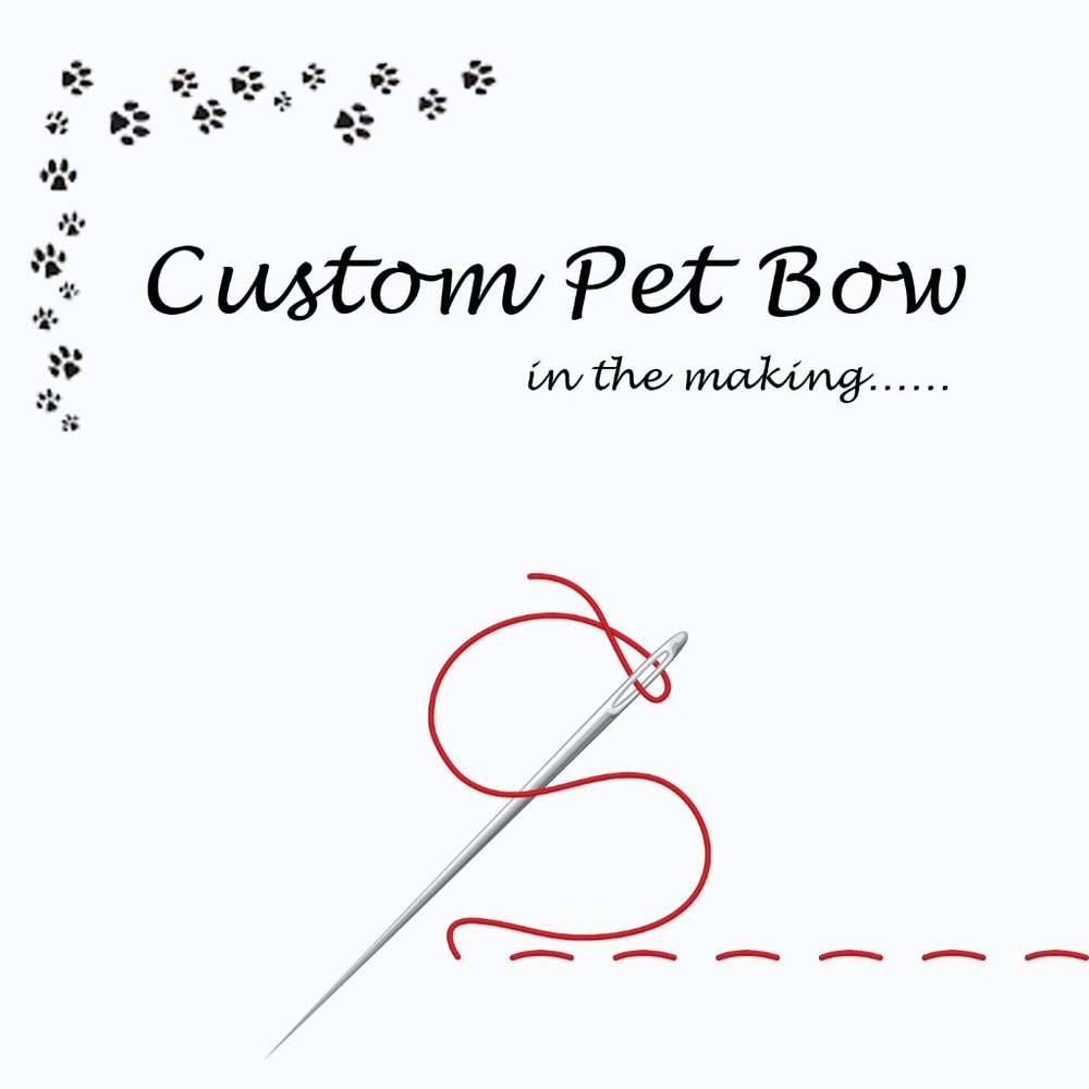 Custom Pet Bow in the making...